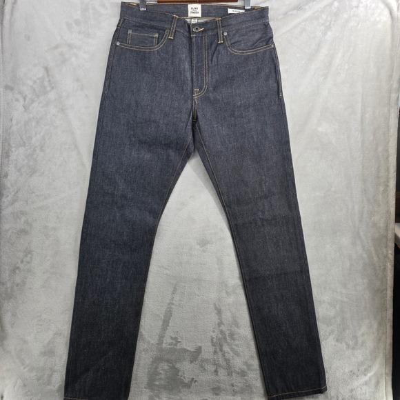 flint and tinder Other - Flint and Tinder 33x32 Mens Raw Denim Slim Fit Dark Wash Jeans Made in America‎